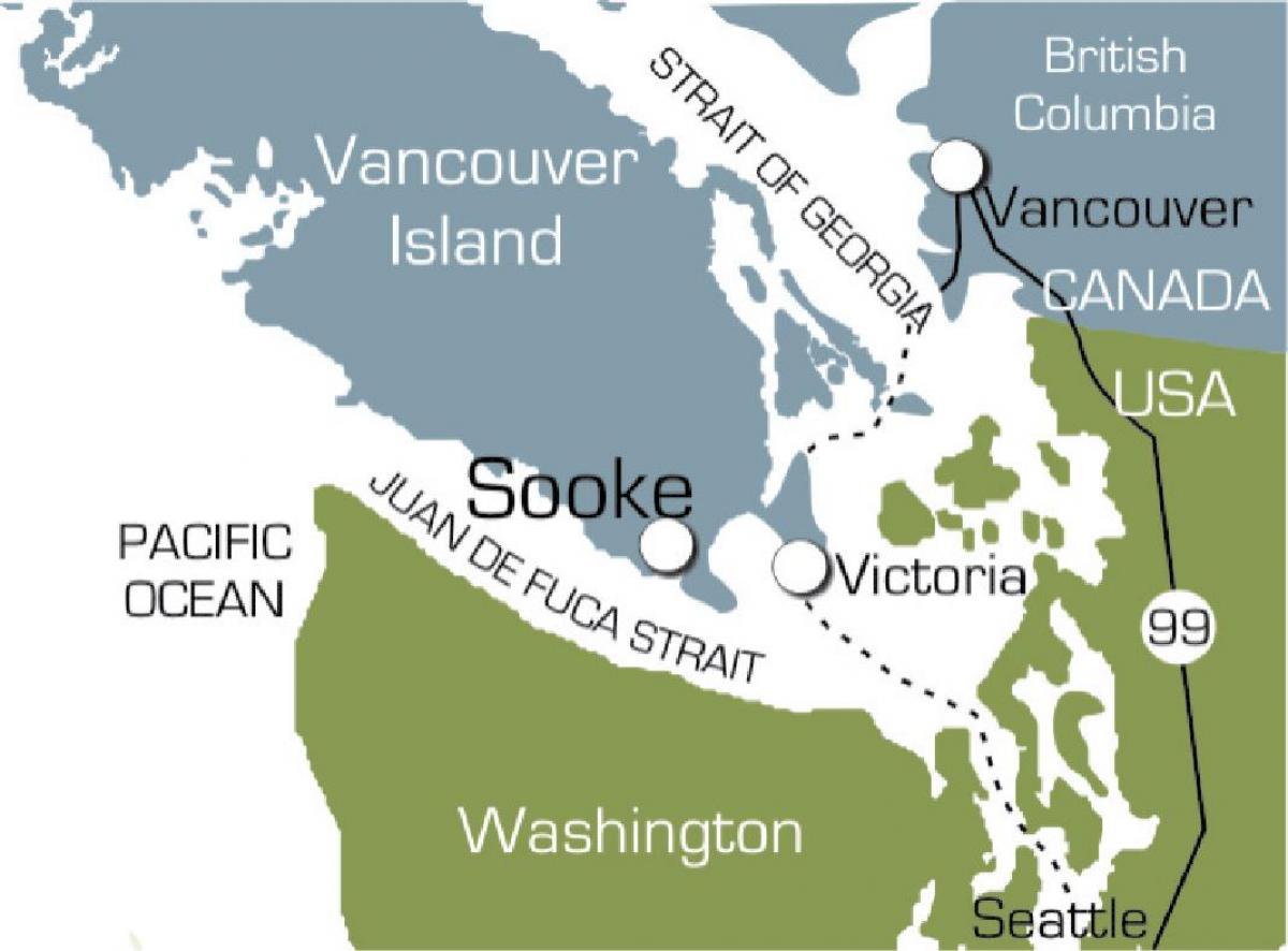 Карта сукі острові Ванкувер 
