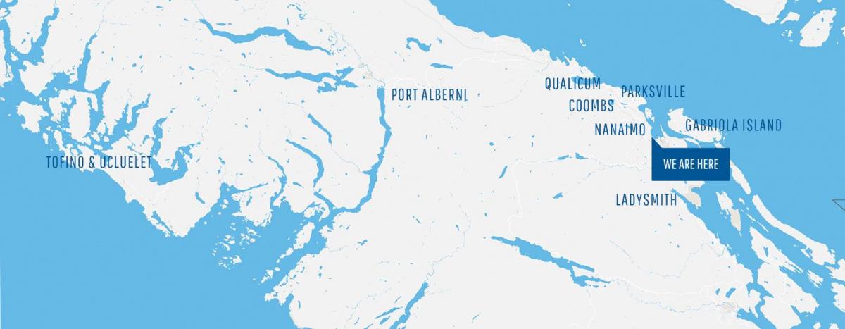Карта Кумбса острові Ванкувер 