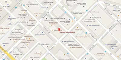 Карта гастауне Ванкувер, Британська Колумбія