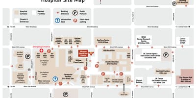Лікарня Vgh карті