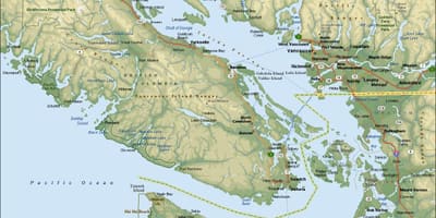 Карта району Ванкувері