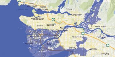 Карта Ванкувера флуд