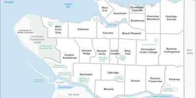 Карта нерухомості Ванкувера 