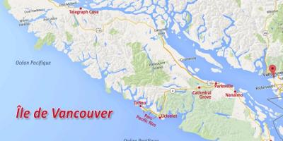 Карта острова Ванкувер золото претендувати 