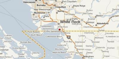 Карта Біла скеля Ванкувер
