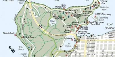 Карта арка дроворуба Стенлі Парк