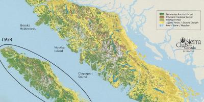 Тропічний острів Ванкувер карта