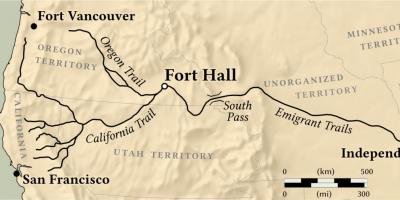 Карта форт Ванкувер